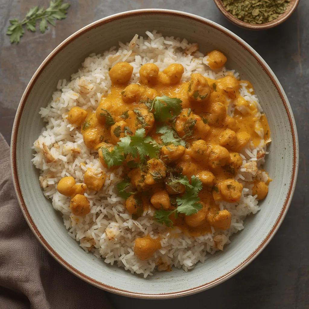 20-Minute Chickpea Coconut Curry