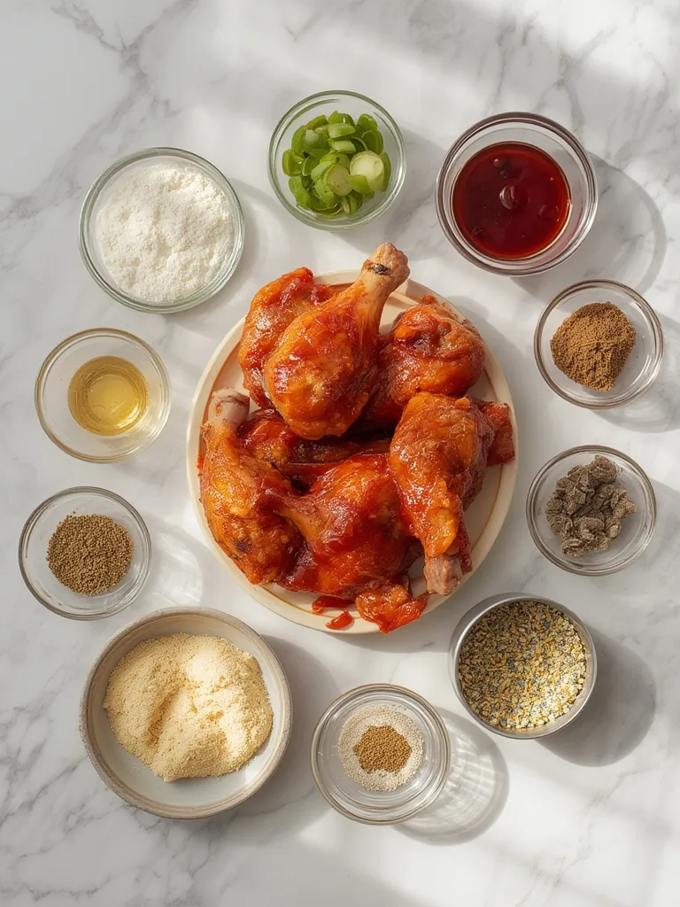 Ingredients for BBQ Chicken Drumsticks