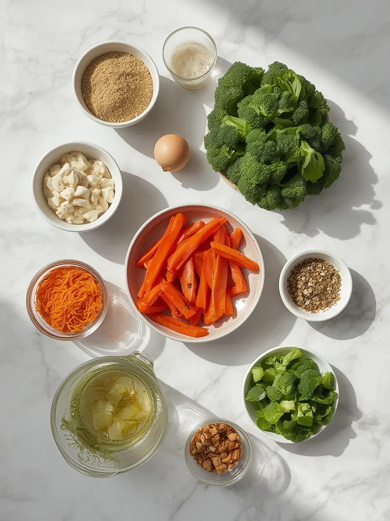 5 Ingredient Veggie Stir Fry ingredients