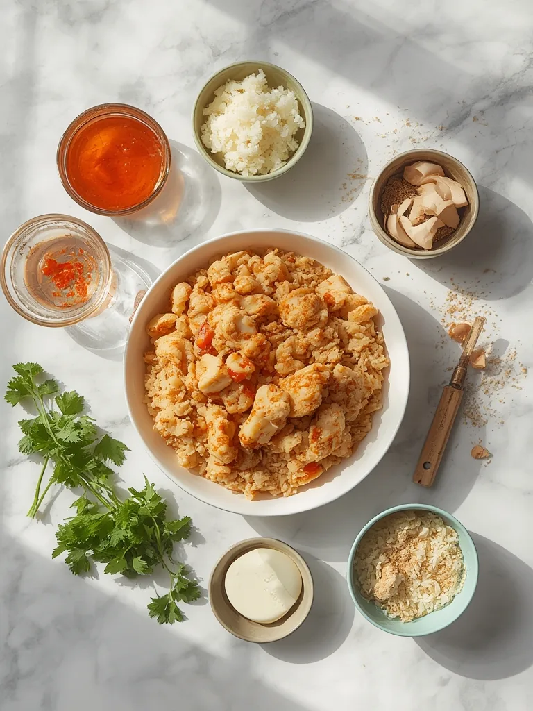Cauliflower Fried Rice with Chicken ingredients