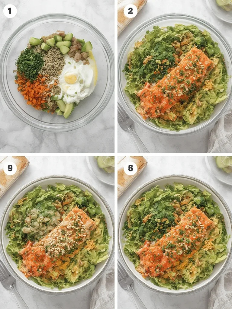 Steps for meal planning: researching recipes, creating a grocery list, and preparing meals.