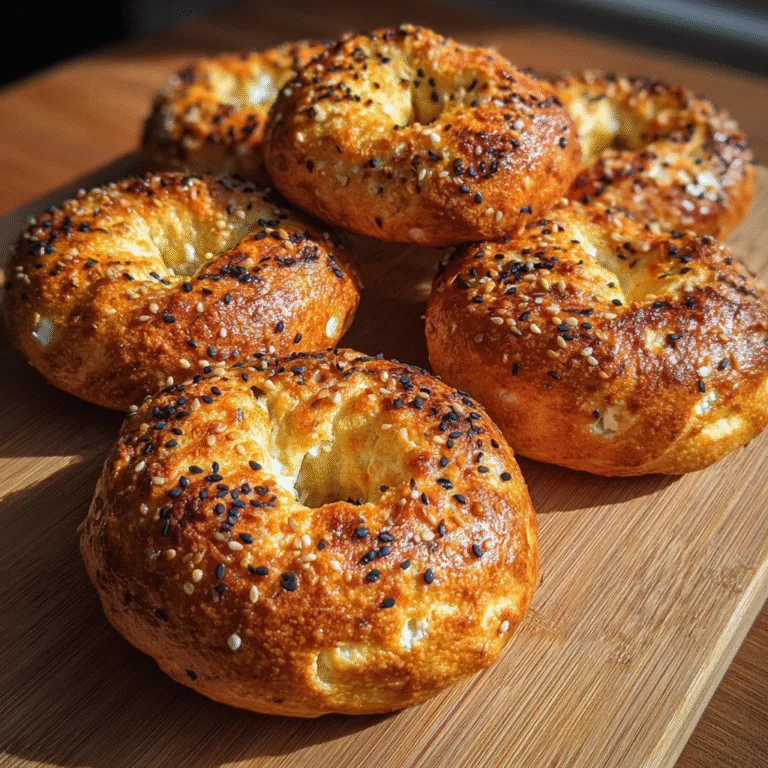 Cottage Cheese Protein Bagels
