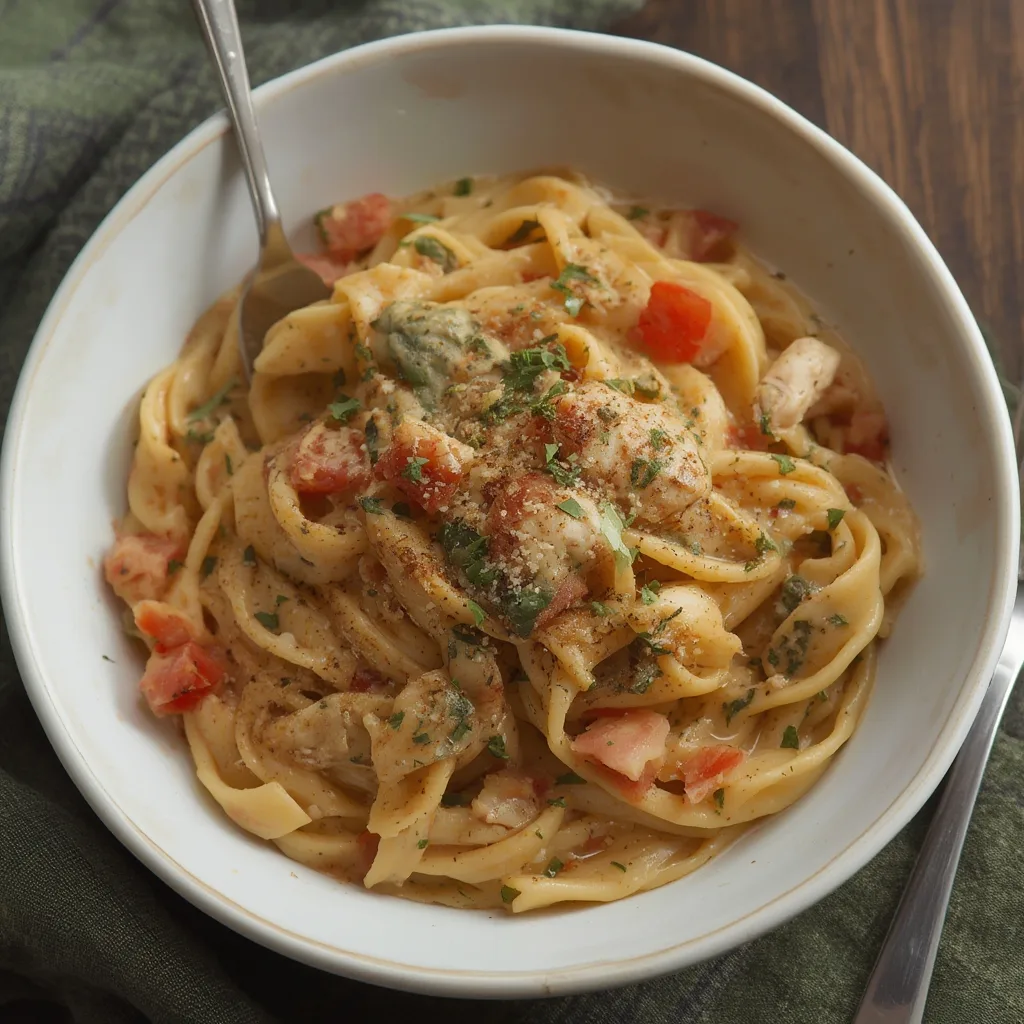 Home yepim 1 Crockpot Week: Creamy Tuscan Chicken Pasta