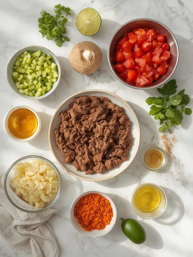 Easy Beef Taco Bowls – Tasty Recipe Ideas for Quick Dinners 2 Easy Beef Taco Bowls ingredients