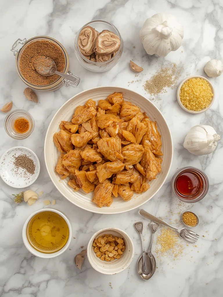 Easy Crockpot Weeknight Plan: Honey Garlic Chicken ingredients