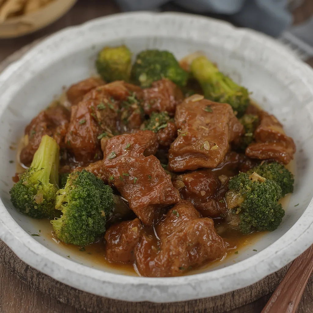 Healthy Beef & Broccoli