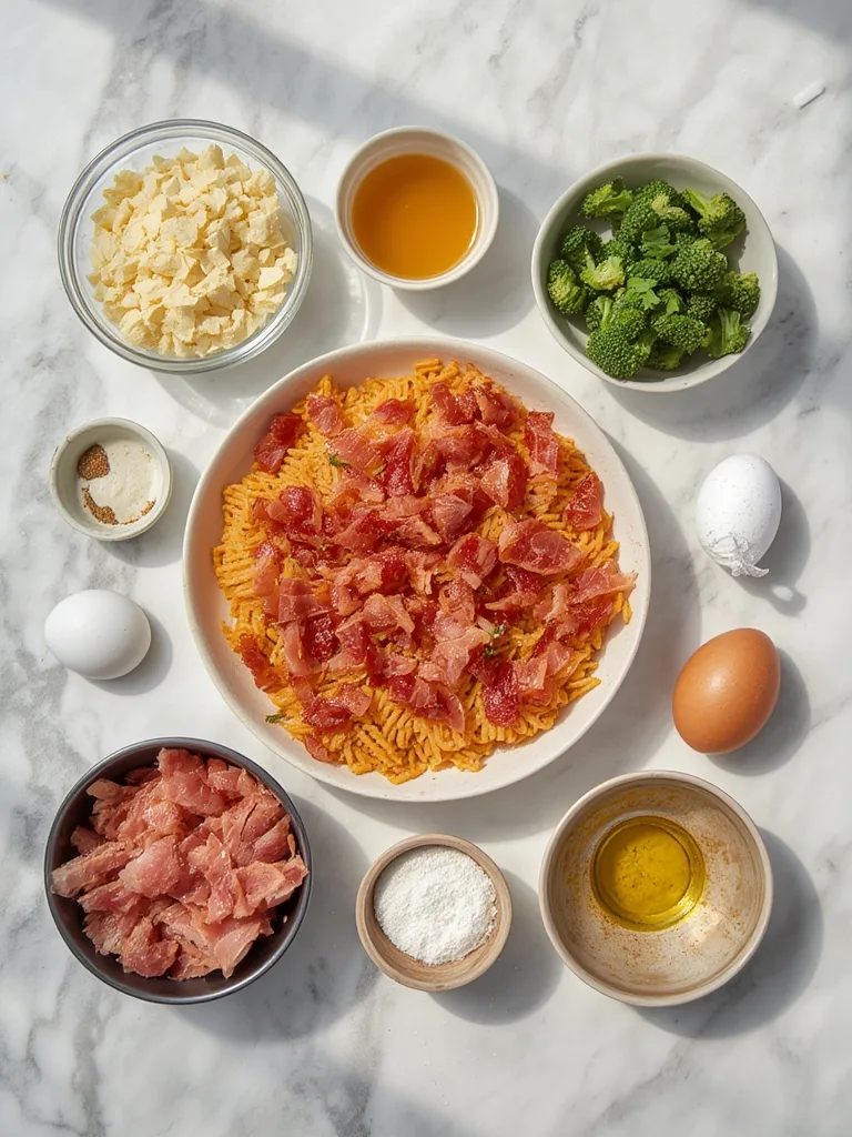 Loaded Bacon & Egg Breakfast Casserole: Your Ultimate Morning Meal Hero! 2 Loaded Bacon Egg Breakfast Casserole ingredients