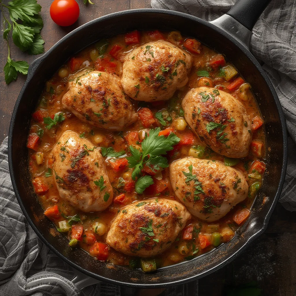 Mediterranean Chicken Skillet