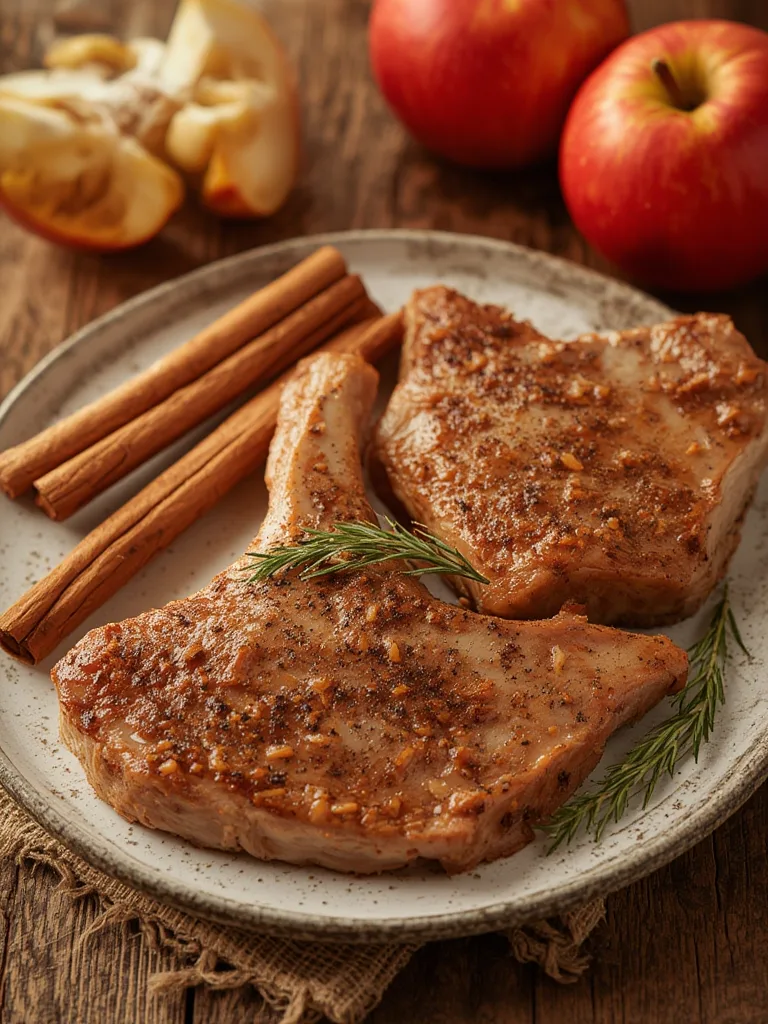 Apple Cinnamon Pork Chops Ingredients