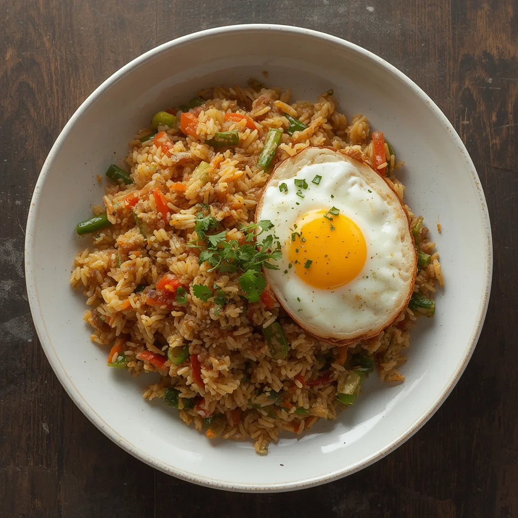 Quick Veggie Fried Rice with Eggs