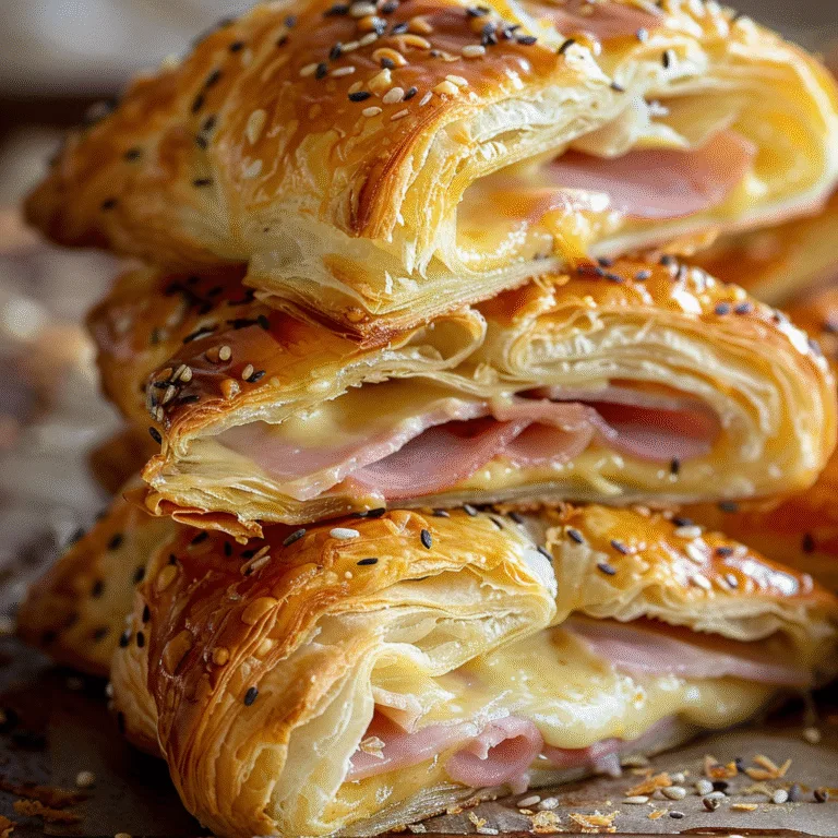 Make-Ahead Ham Cheese Croissant