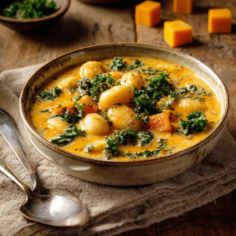 Butternut Squash Gnocchi Soup