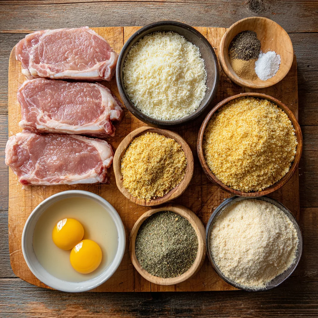 u1891677983 Flat lay ingredients for Crispy Parmesan Crusted 658c0bd2 2a30 40fe b3e3 11f0b3c3eb94 1