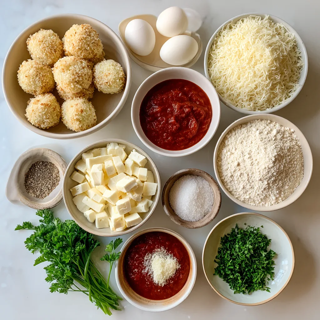 u1891677983 Flat lay of all ingredients for Mini Arancini Bal 6b5b8967 f8cb 40dc 9601 b87d62d86bff 0