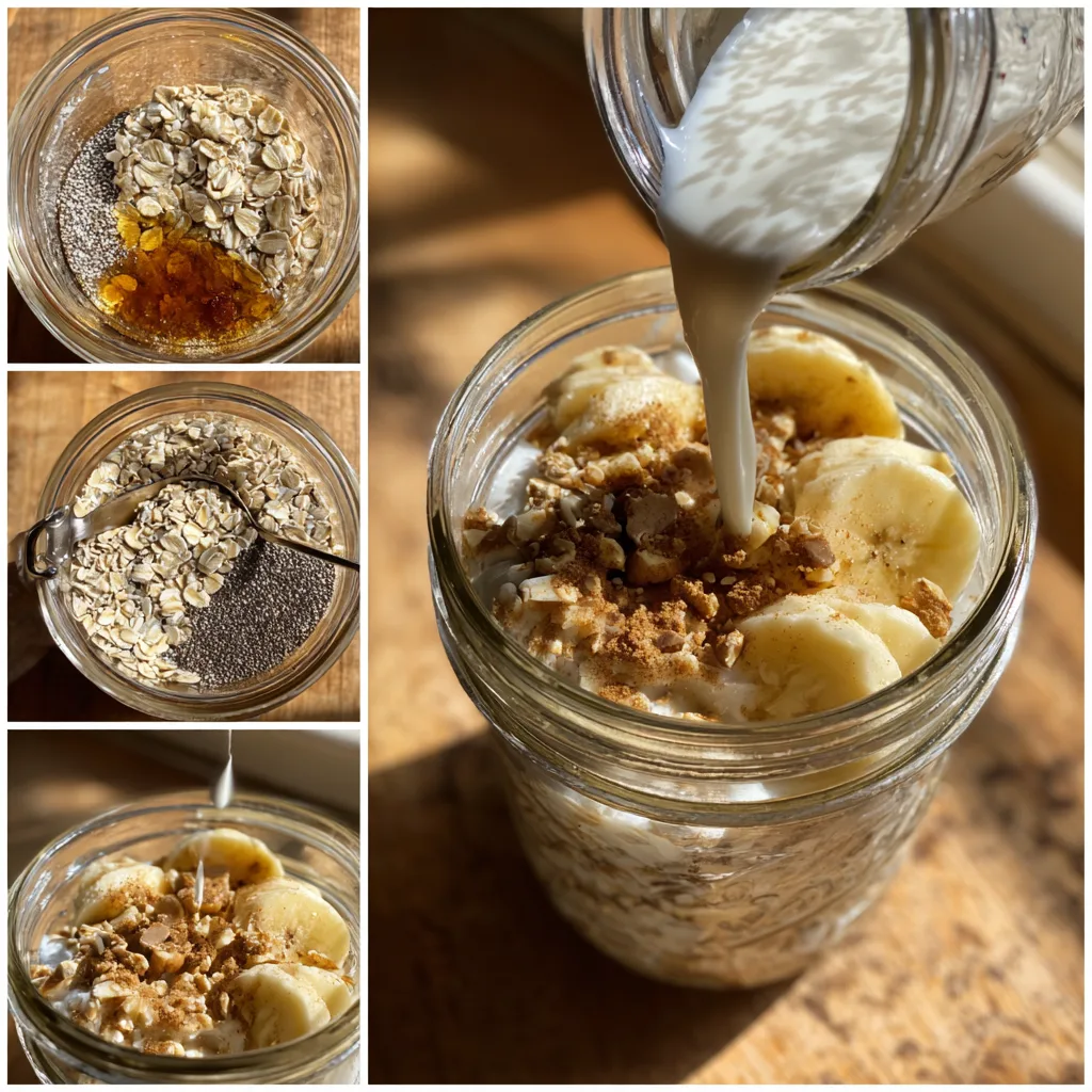 u1891677983 Four panel collage Adding rolled oats chia seeds 1816d83b 9fa7 484a 962f f46fc1c72066 0