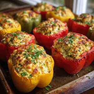 Cottage Cheese Stuffed Peppers