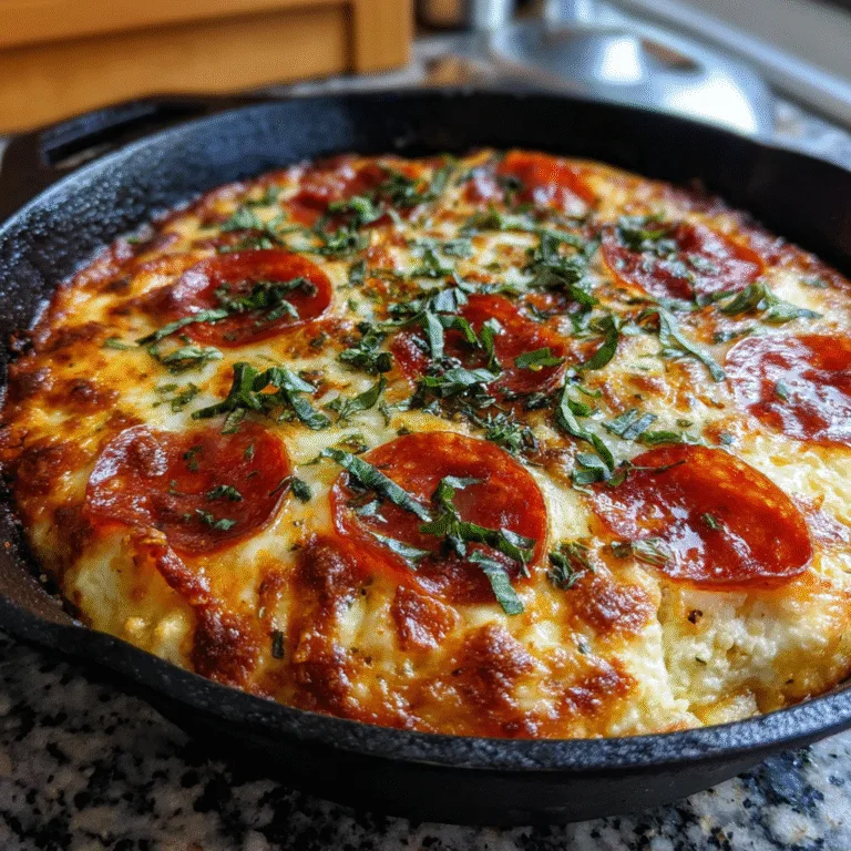 Pizza Cottage Cheese Bake