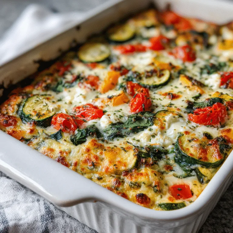 Cottage Cheese Veggie Casserole