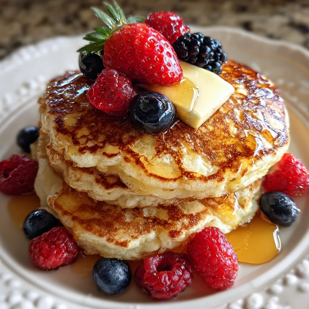 Cottage Cheese Protein Pancakes