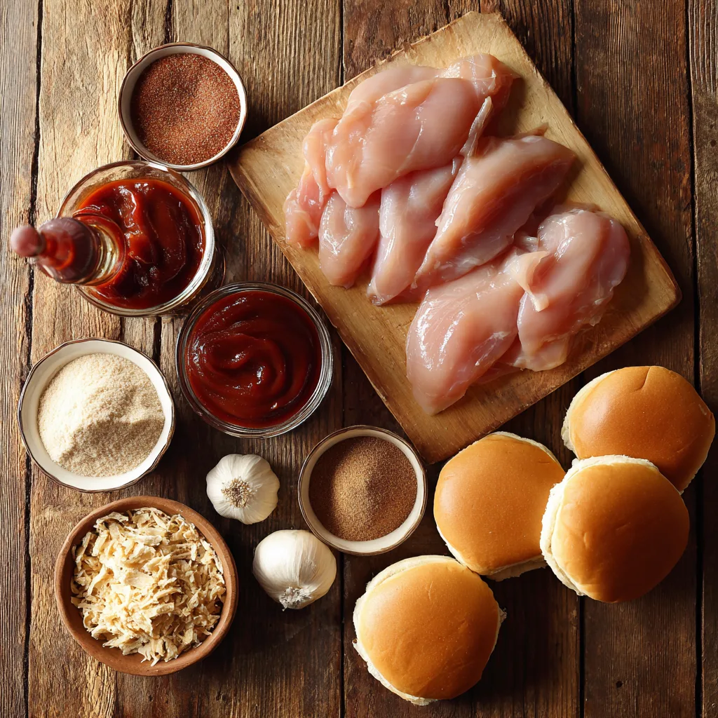 u1891677983 Overhead shot of all Shredded BBQ Chicken ingredi 2e736b73 54b0 4dc0 b0df 4dc41b477b21 3