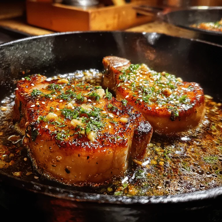 Honey Garlic Pork Chops