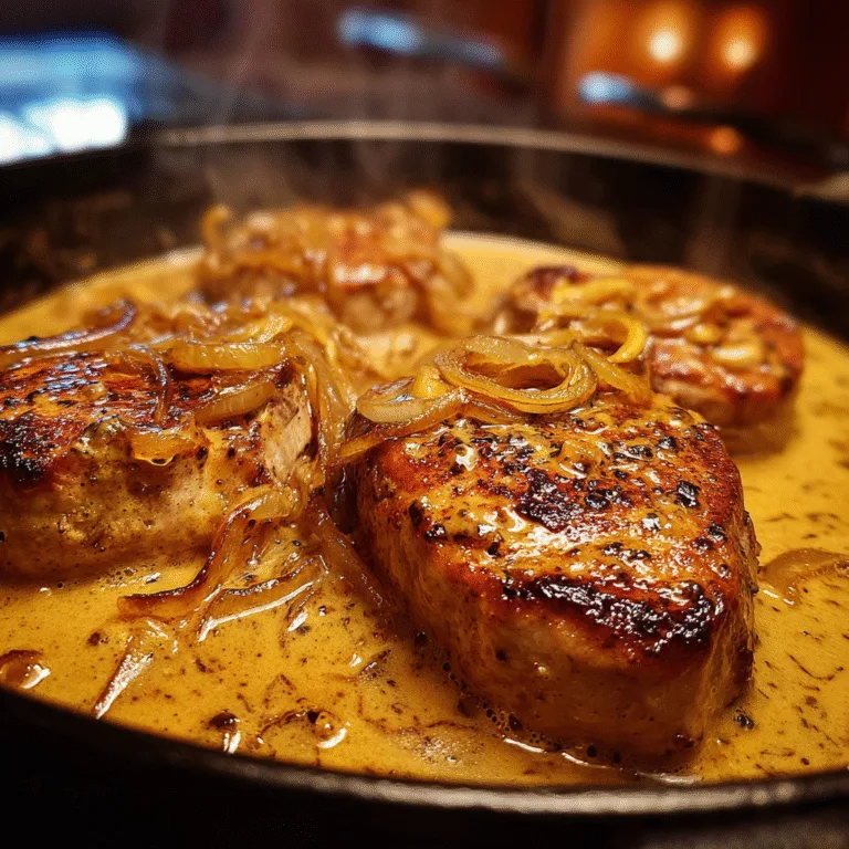 Smothered Southern-Style Pork Chops