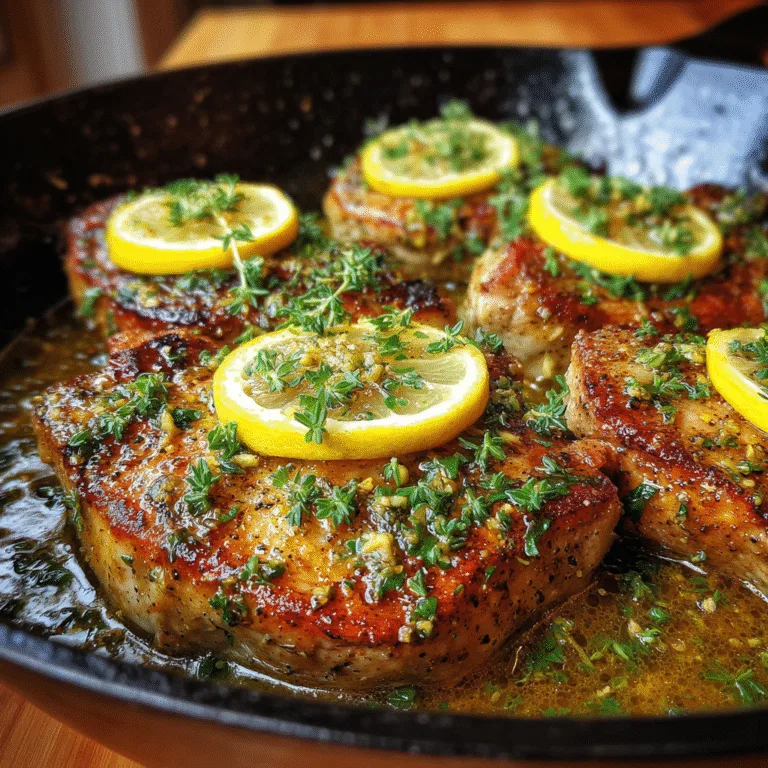 Lemon Herb Pork Chops