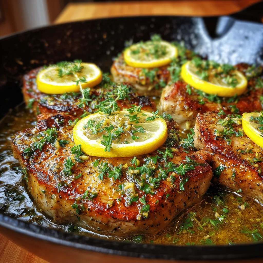 Lemon Herb Pork Chops
