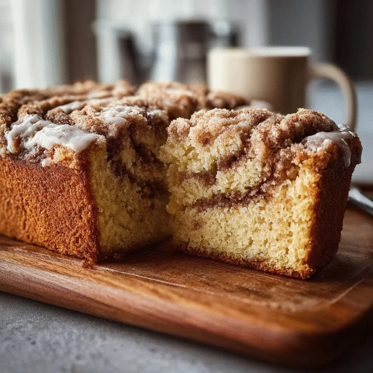 Coffee Cake That Delights Every Morning With Irresistible Cinnamon Swirl