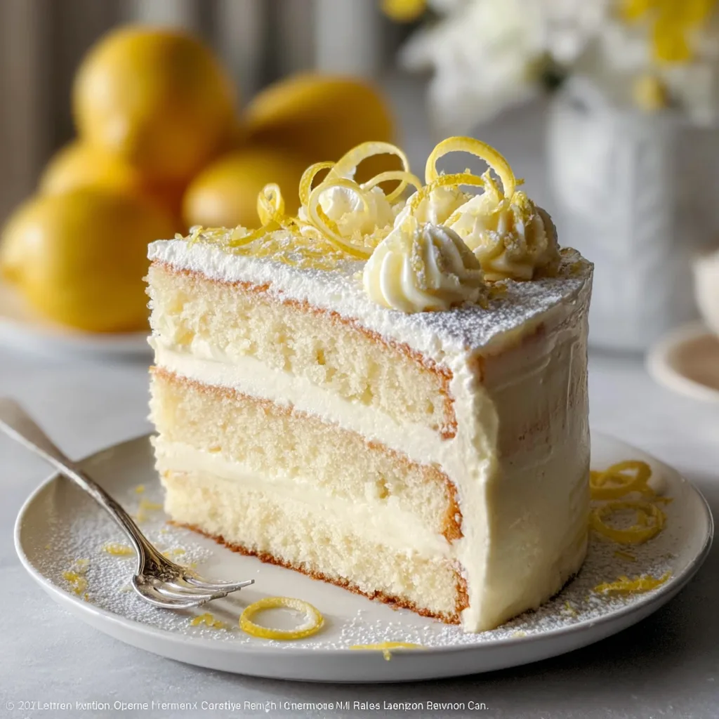 Cheesecake Factory Italian Lemon Cream Cake