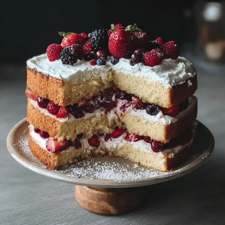 Berry Chantilly Cake