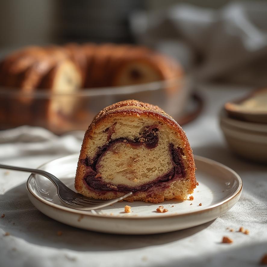 Cherry Burgundy Bundt Cake 3