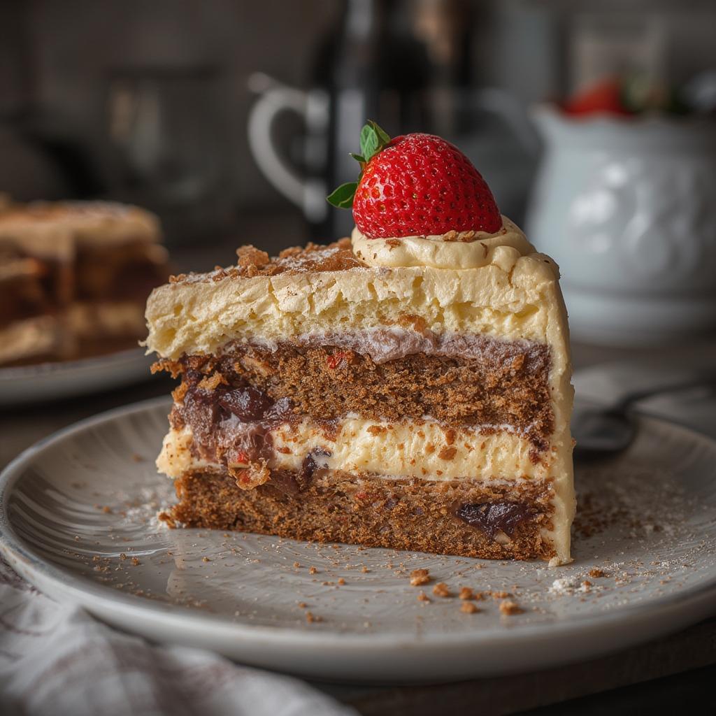 Easy One Batter Neapolitan Cake