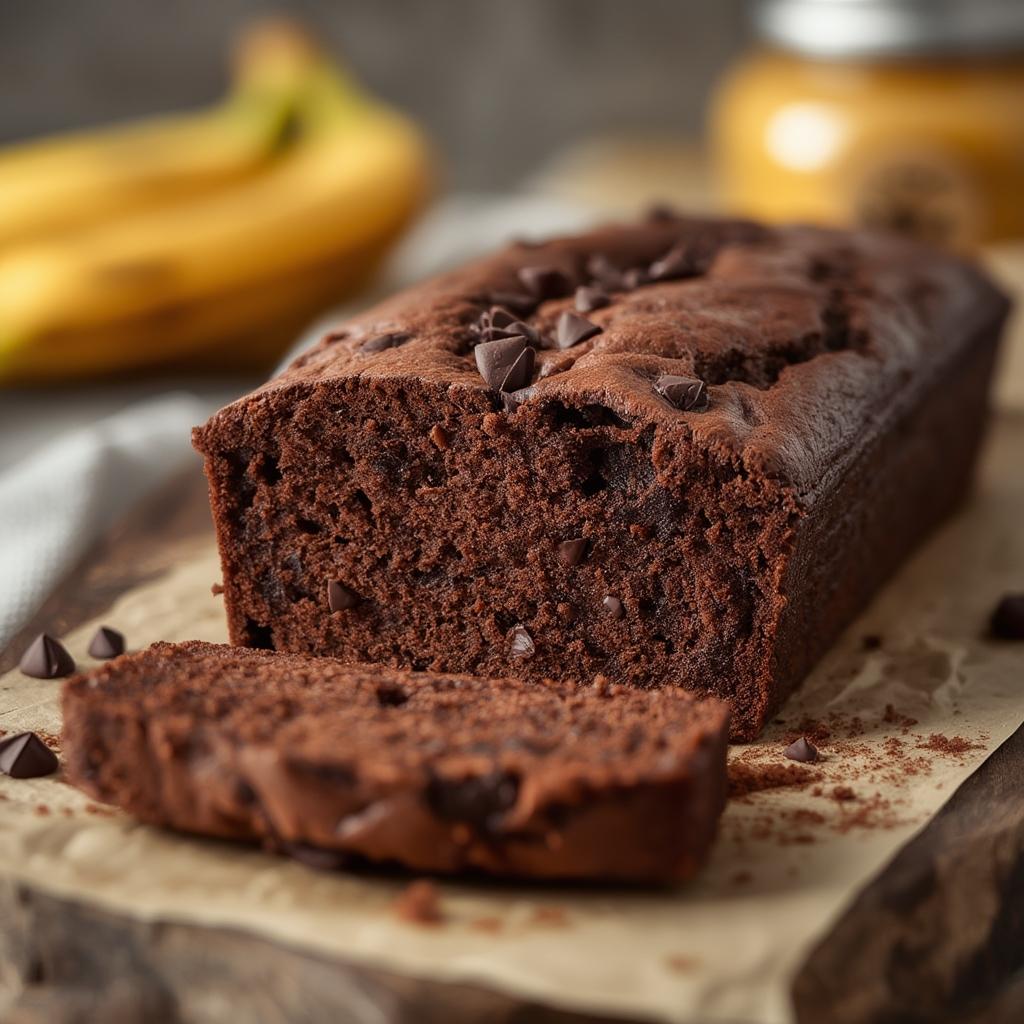 Super Moist Banana Bread : Easy 2-Banana Moist Loaf Recipe 4 Healthier Chocolate Banana Bread