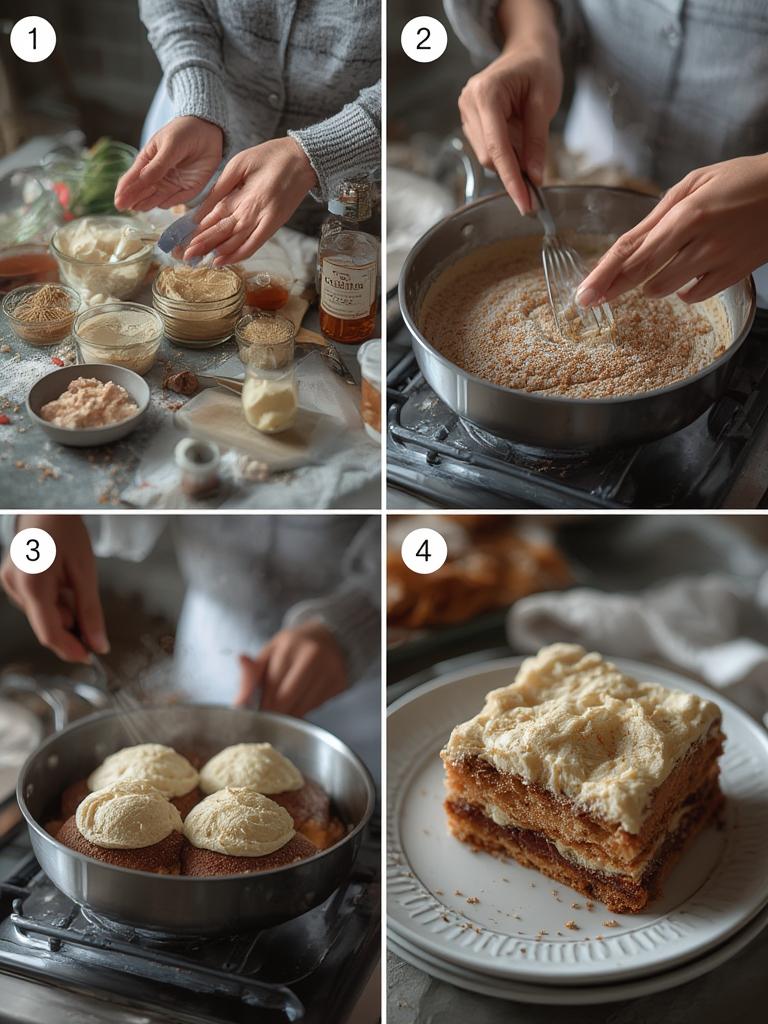 Homemade Neapolitan Cake with Cream Cheese Frosting 2