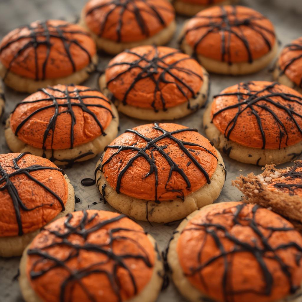 Lakers Themed Basketball Cookies 3