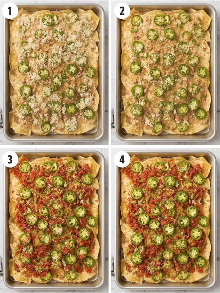 Loaded Sheet Pan Nachos with Jalapenos 2