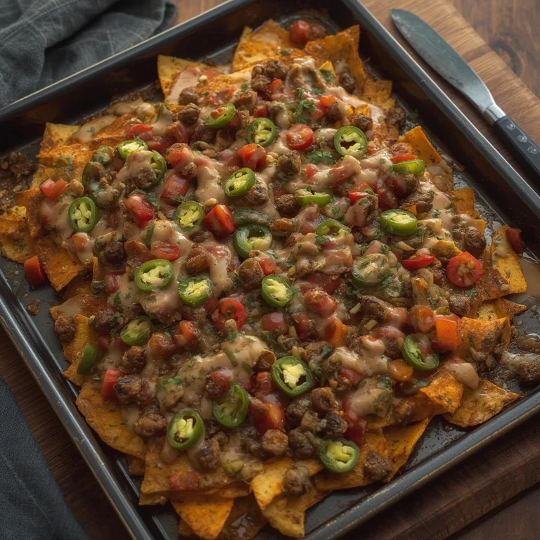 Loaded Sheet-Pan Nachos with Jalapeños