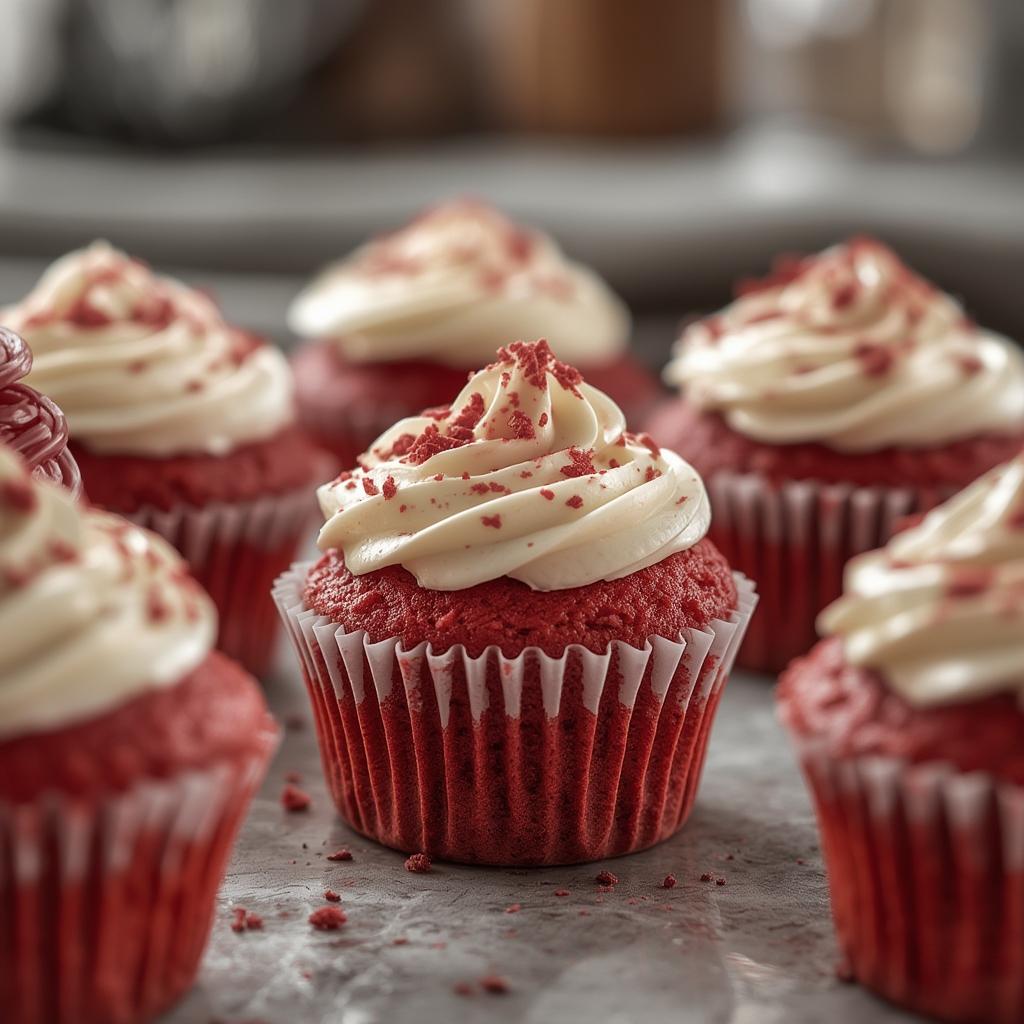Mini Red Velvet Cupcakes 3