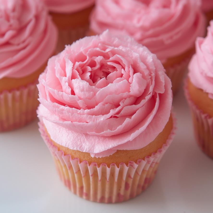 Peony Bloom Cupcakes 11