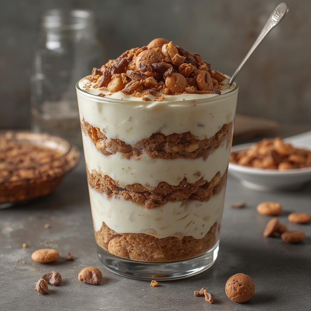 Reeses Dessert Parfait No Bake Layered Treat