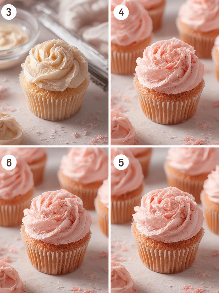 Rose Buttercream Cupcakes: Baby In Bloom Bliss & Pink Baby Shower Inspiration 3 Rose Buttercream Cupcakes 6