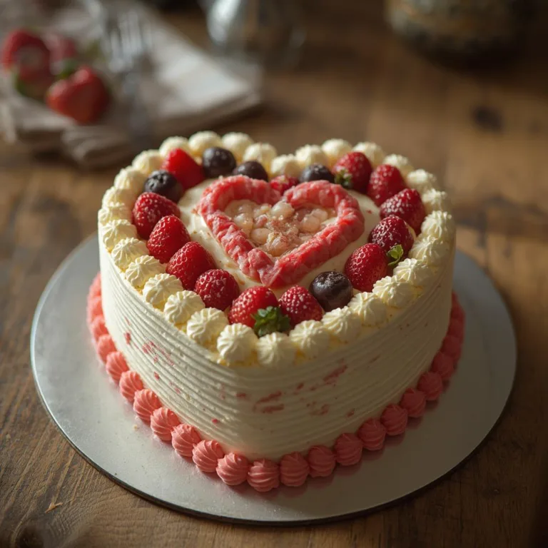 Surprise Bento Heart Cake