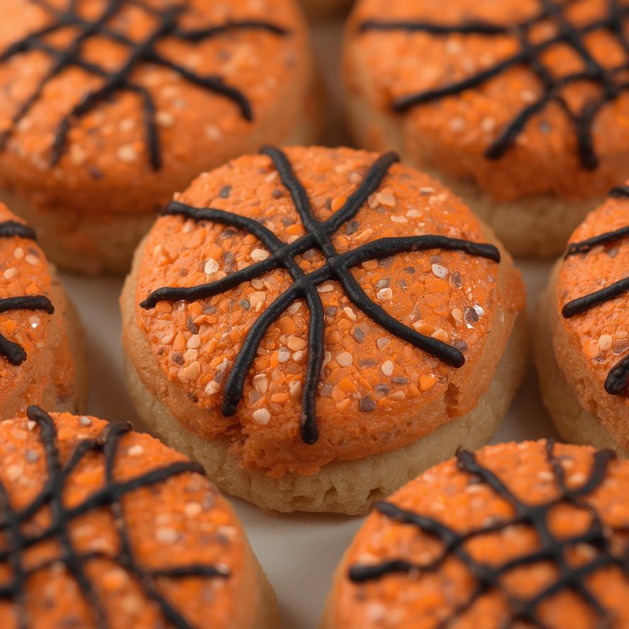 Basketball Cookies Decorated : Slam Dunk Tailgate Basketball Bars & Party Bites! 5 Tailgate Basketball Bars 6