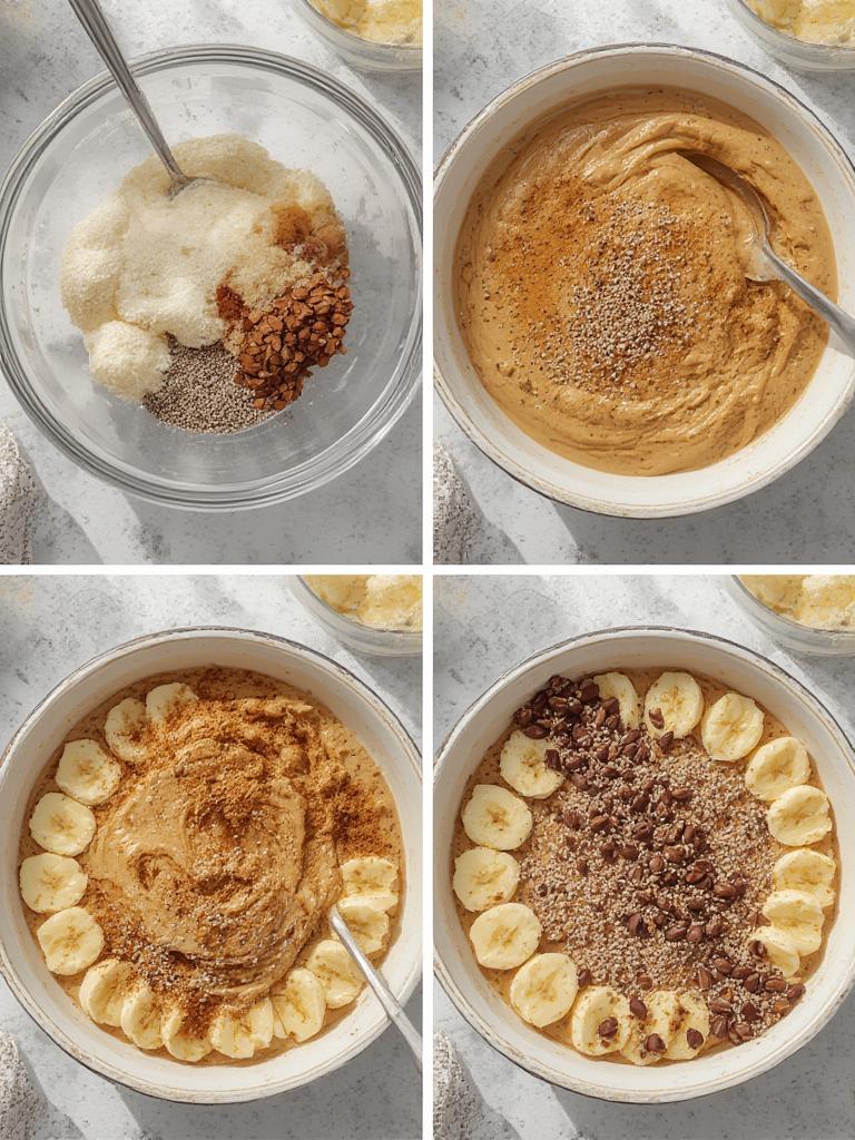 Apple cinnamon baked protein pancake tray for slice and go breakfasts 6