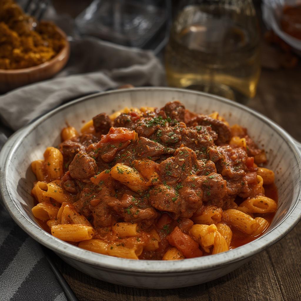 Beef Goulash with Macaroni 2