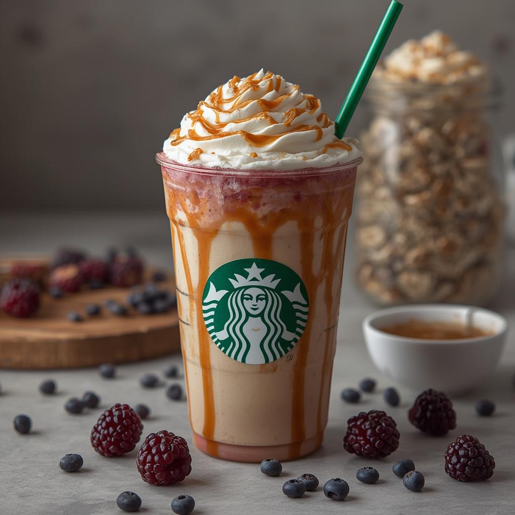 Blackberry Caramel Macchiato