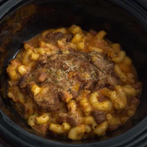 Cajun Parmesan Mac and Cheese with Steak