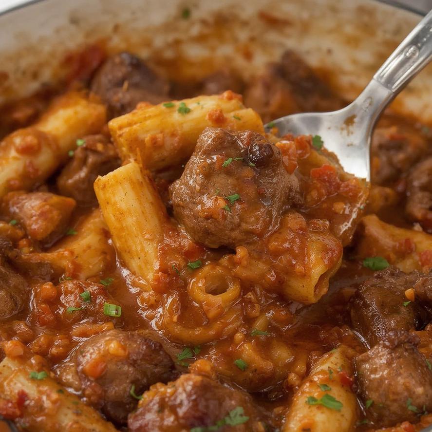 Cajun Steak Tips Rigatoni 3