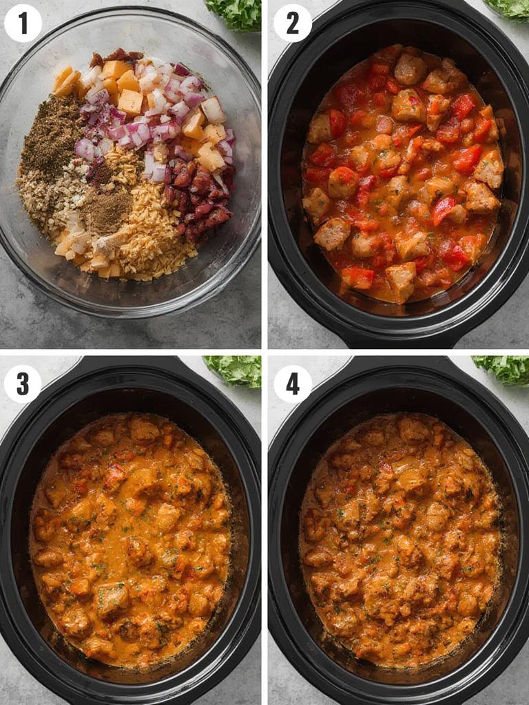 Cheesy Smoked Sausage Bake 5